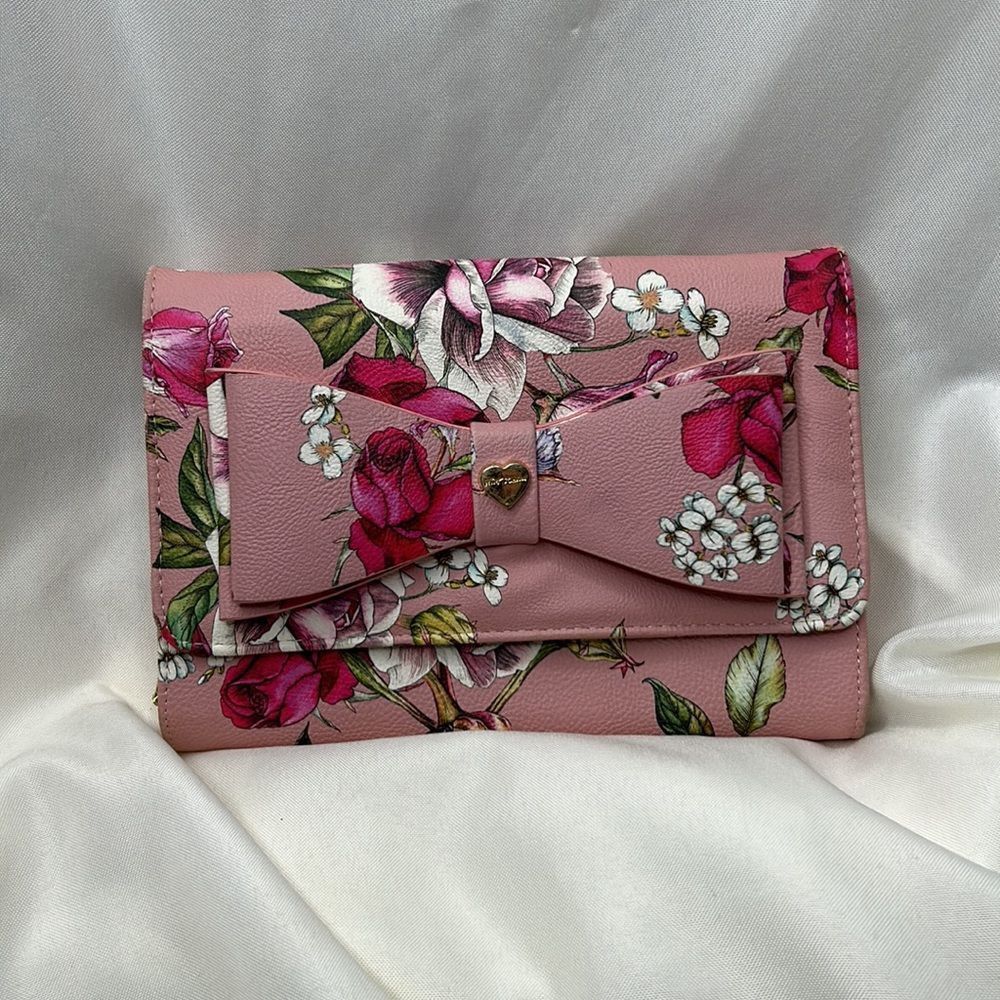 Betsey Johnson Clutch with bow